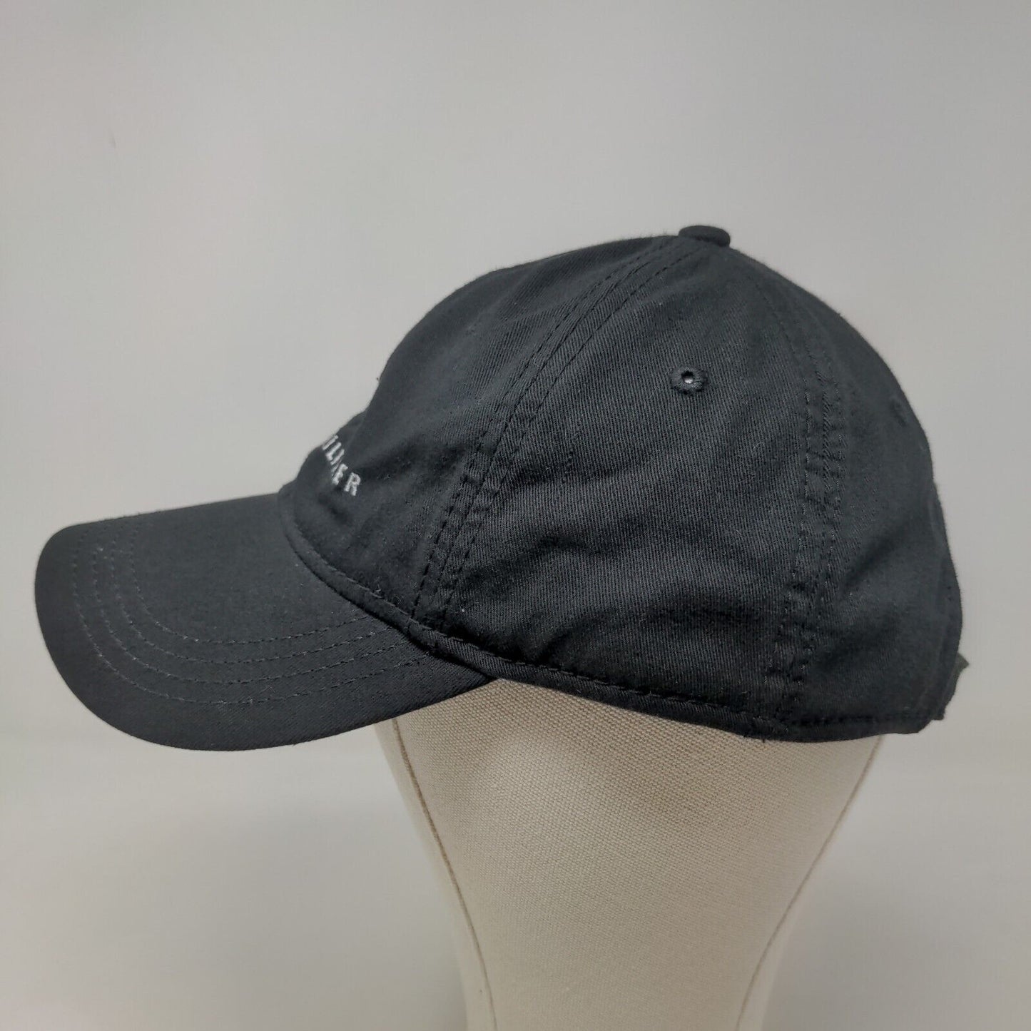 Tommy Hilfiger Men's Slideback Hat Black Size OSFA Embroidered Logo Cotton