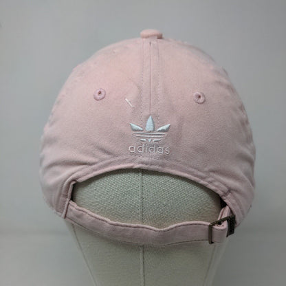 Adidas Women's Slideback Hat Pink Size OSFW Embroidered Trefoil Logo Polyester