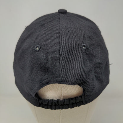 Unbranded Men's Stretchy Hat Black Size OSFM Wedding Groom Embroidered Logo