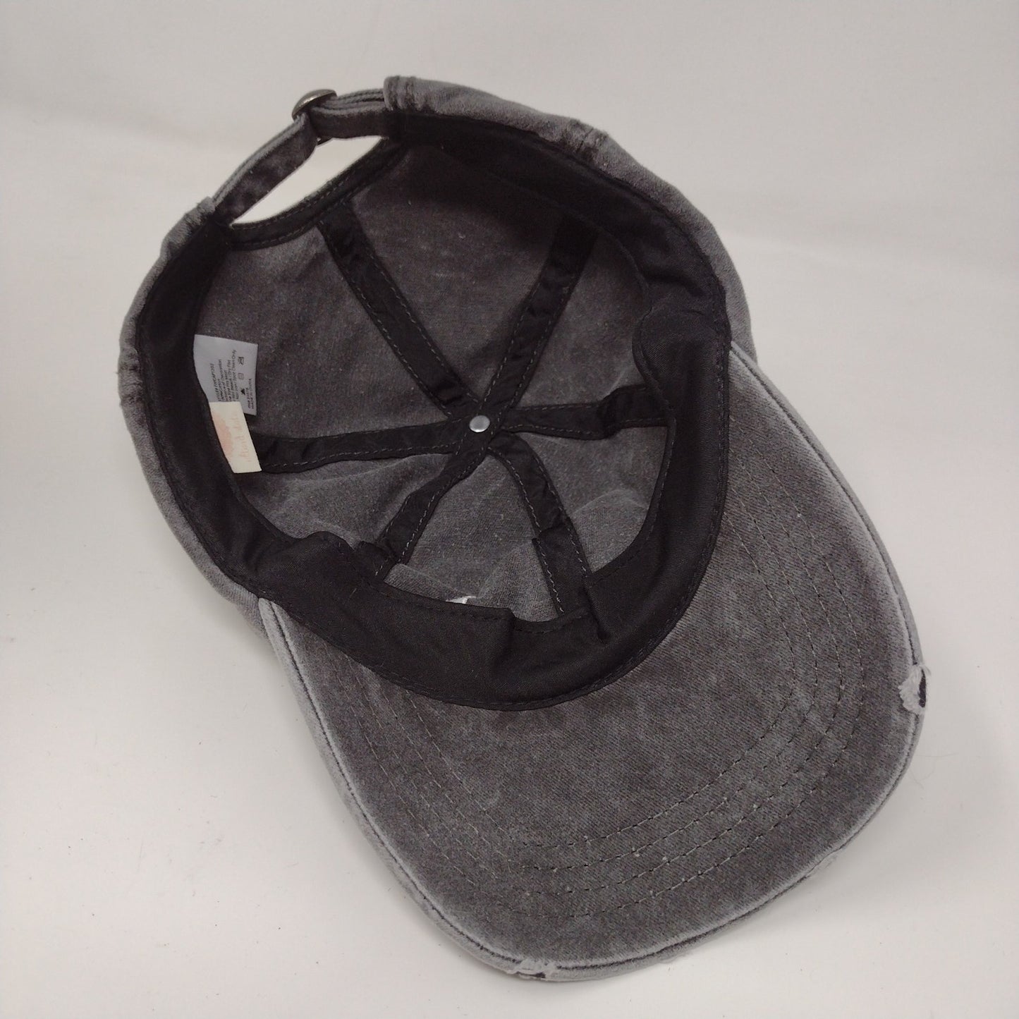 Altered State Dog Mom Slideback Hat Embroidered Paw Gray Distressed