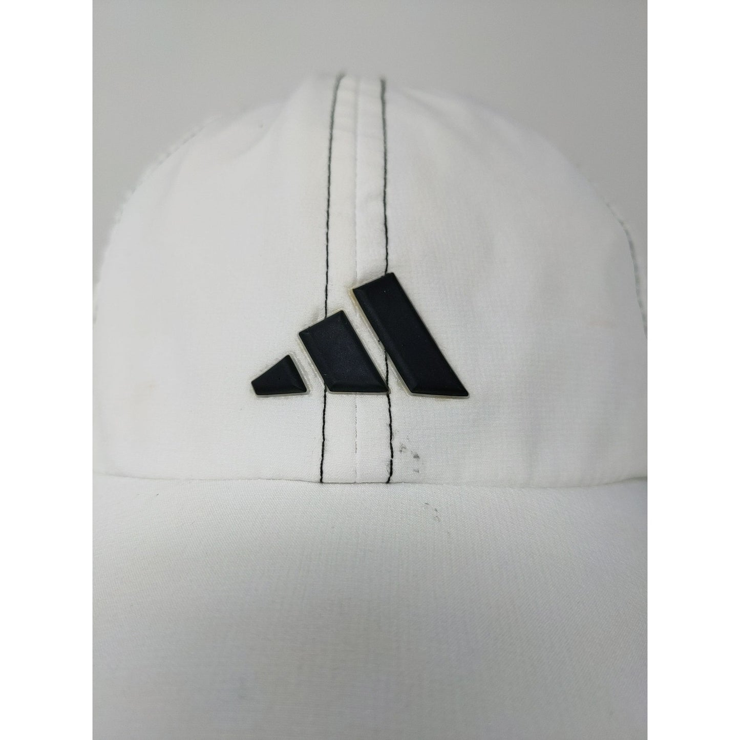 Adidas Climacool Hat White OSFA Embroidered Logo Polyester Blend