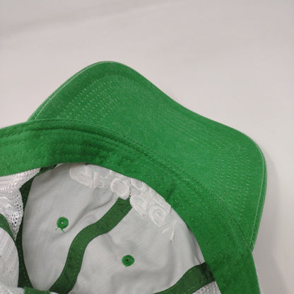 Groggy Dog Ahead Extreme Fit Strapback Meshback Hat Green White W/Tags