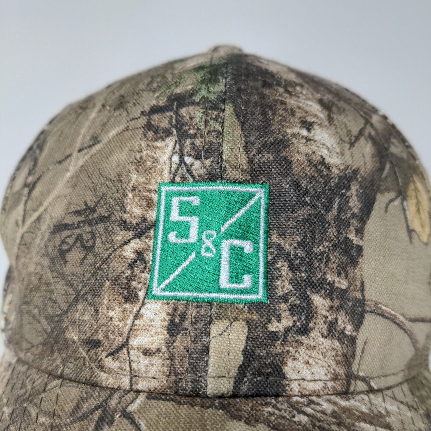 S&C Port Authority Realtree Camo Adjustable Strapback Hat Cap Embroidered Logo