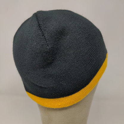 NFL Boys Pittsburgh Steelers Beanie Hat Cap Black Gold Size Youth Embroidered