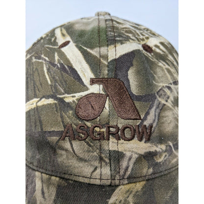 Asgrow Camo Hat Advantage Max 4 HQ Strapback Adjustable K Products Green Brown