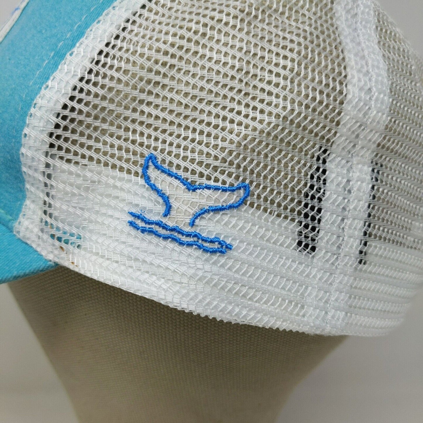 Alvin's Island Destin Florida Snapback Hat Blue Adjustable Mesh Back