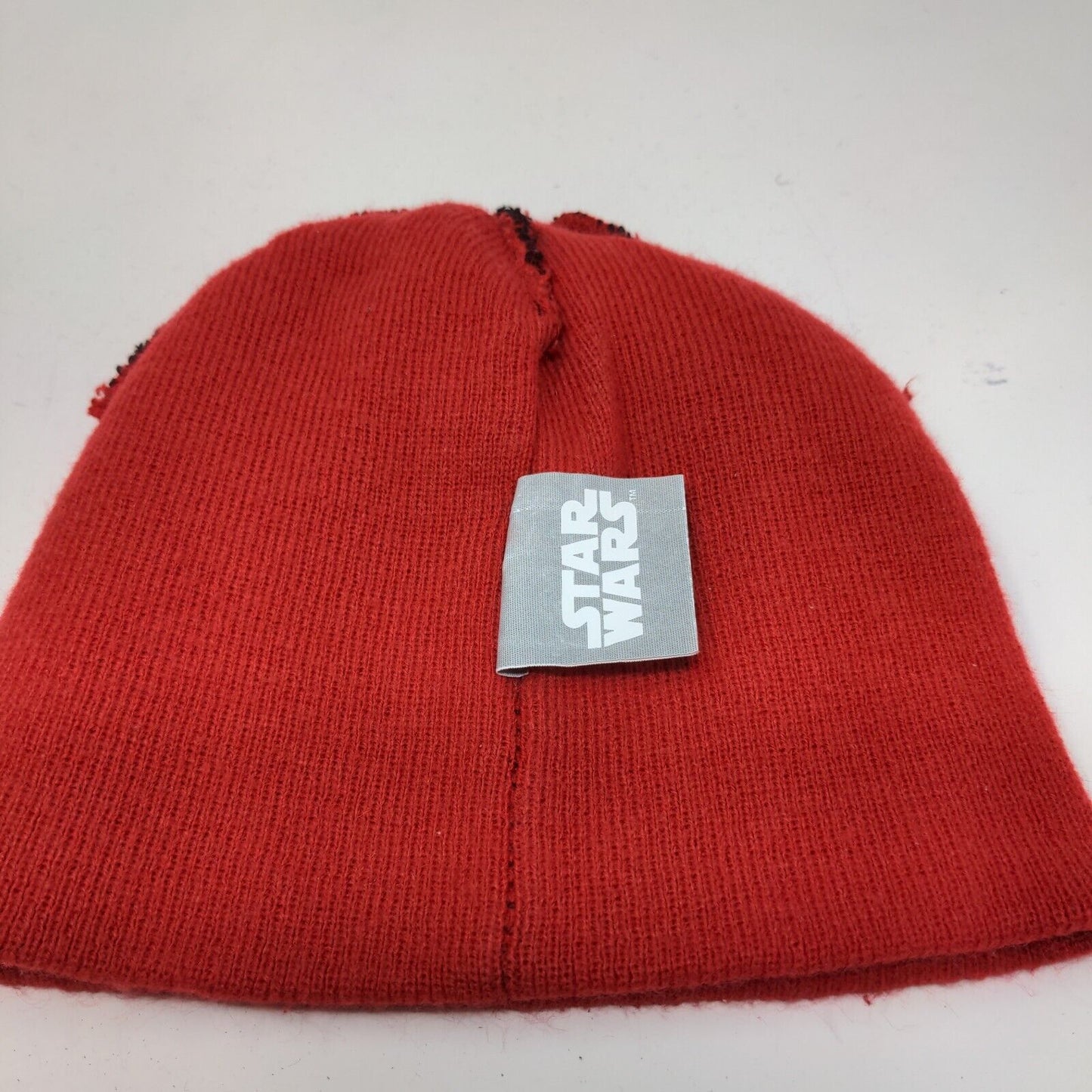 Star Wars Men's Kylo Ren Beanie Cap Hat Black Red Graphic Logo