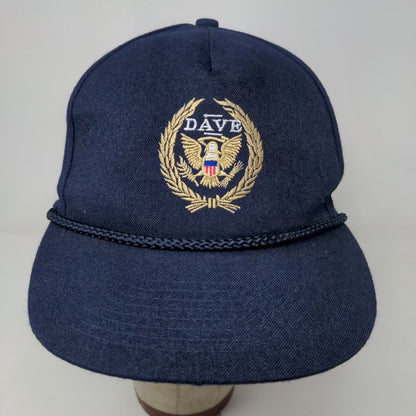 Momr's Men's Snapback Hat Blue OSFA Patriotic American Eagle Embroidered Logo
