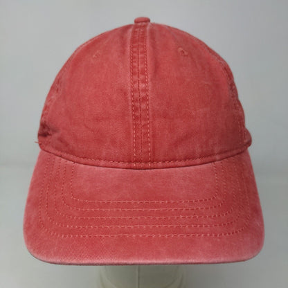 Unbranded Men's Slideback Hat Pink Coral Size OSFM Blank Adjustable