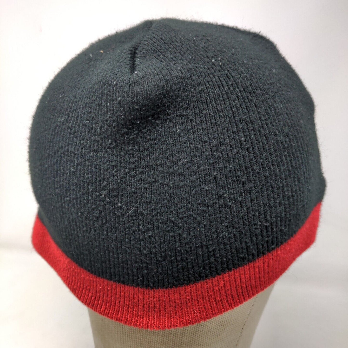 KW Kenworth Men's Beanie Hat Black Red Embroidered Logo Spell Out