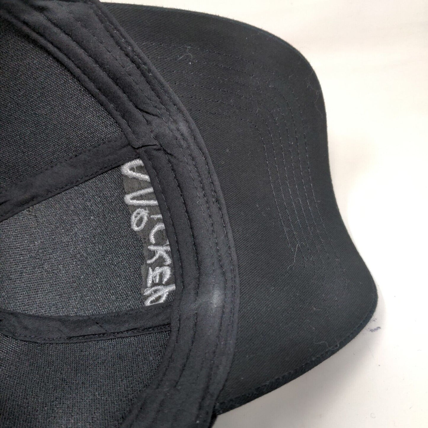 Disney Men's Snapback Mickey Ears Hat Black Adjustable 100% Cotton