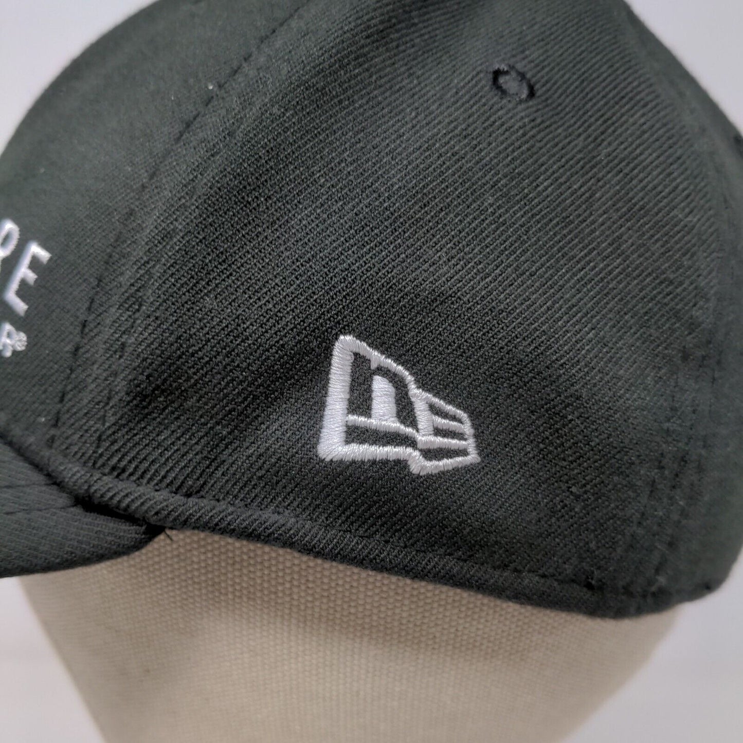 New Era Men's 39Thirty Gore Bike Wear Hat S-M Black Embroidered Logo