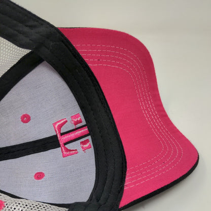 T Mobile Mens Snapback Hat Black Gray Adjustable Mesh Back Embroidered Logo