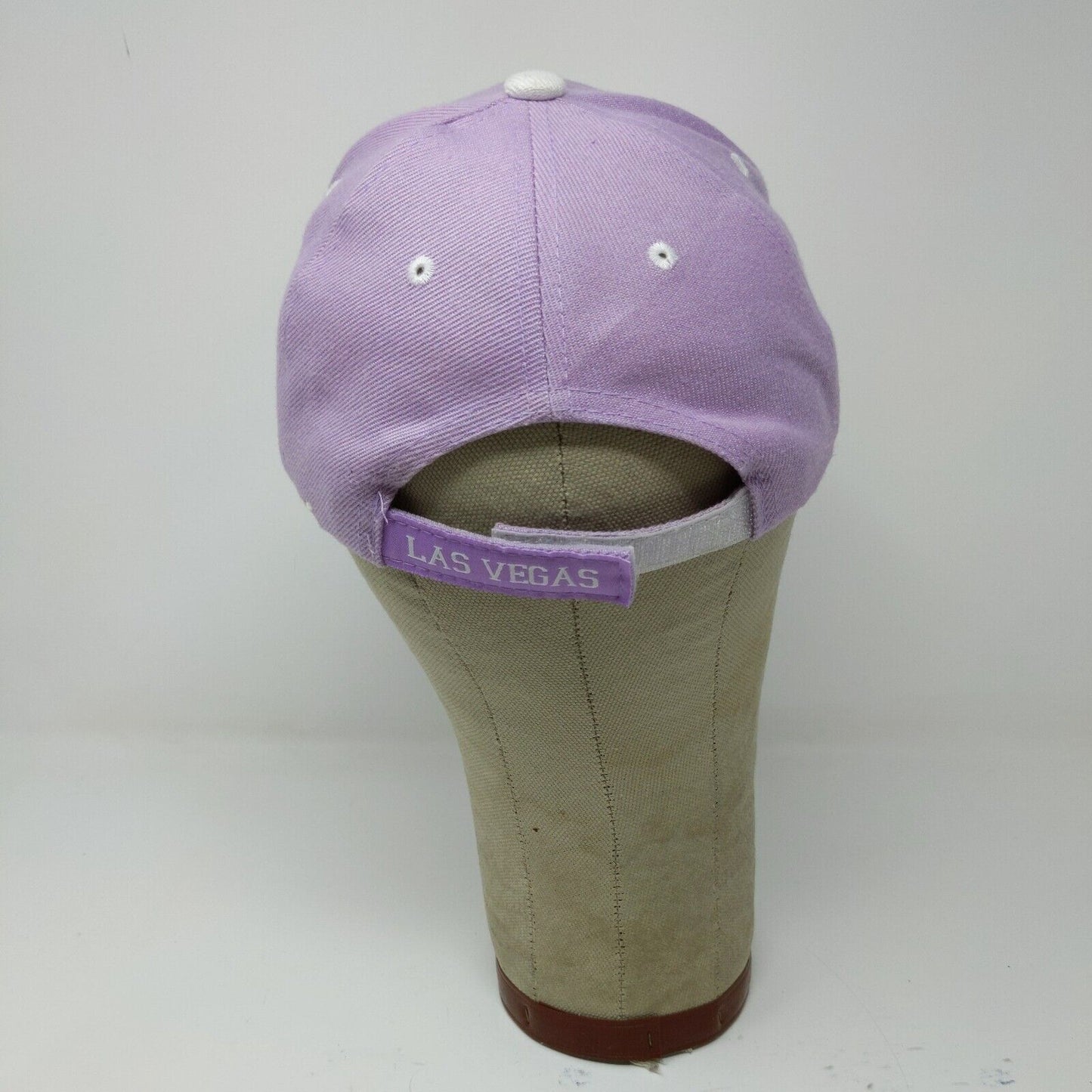 Purple LAS VEGAS baseball cap hat with Silver Star Embroidered Adjustable