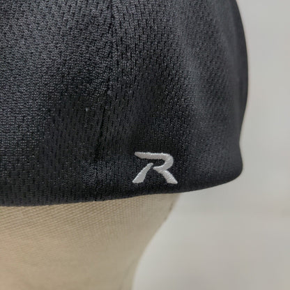 Richardson Men's Fitted Hat Black Gray Size Small-Medium Embroidered