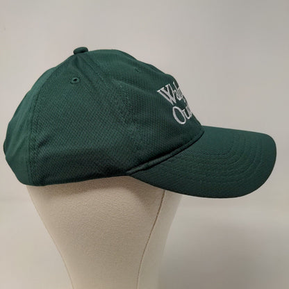 Sport-Tek Men's Strapback Hat Green Adjustable Embroidered Walpole Outdoors Logo