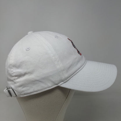 Adidas Men's Slideback Hat White Size OSFM Embroidered Patriotic Unicorn Logo