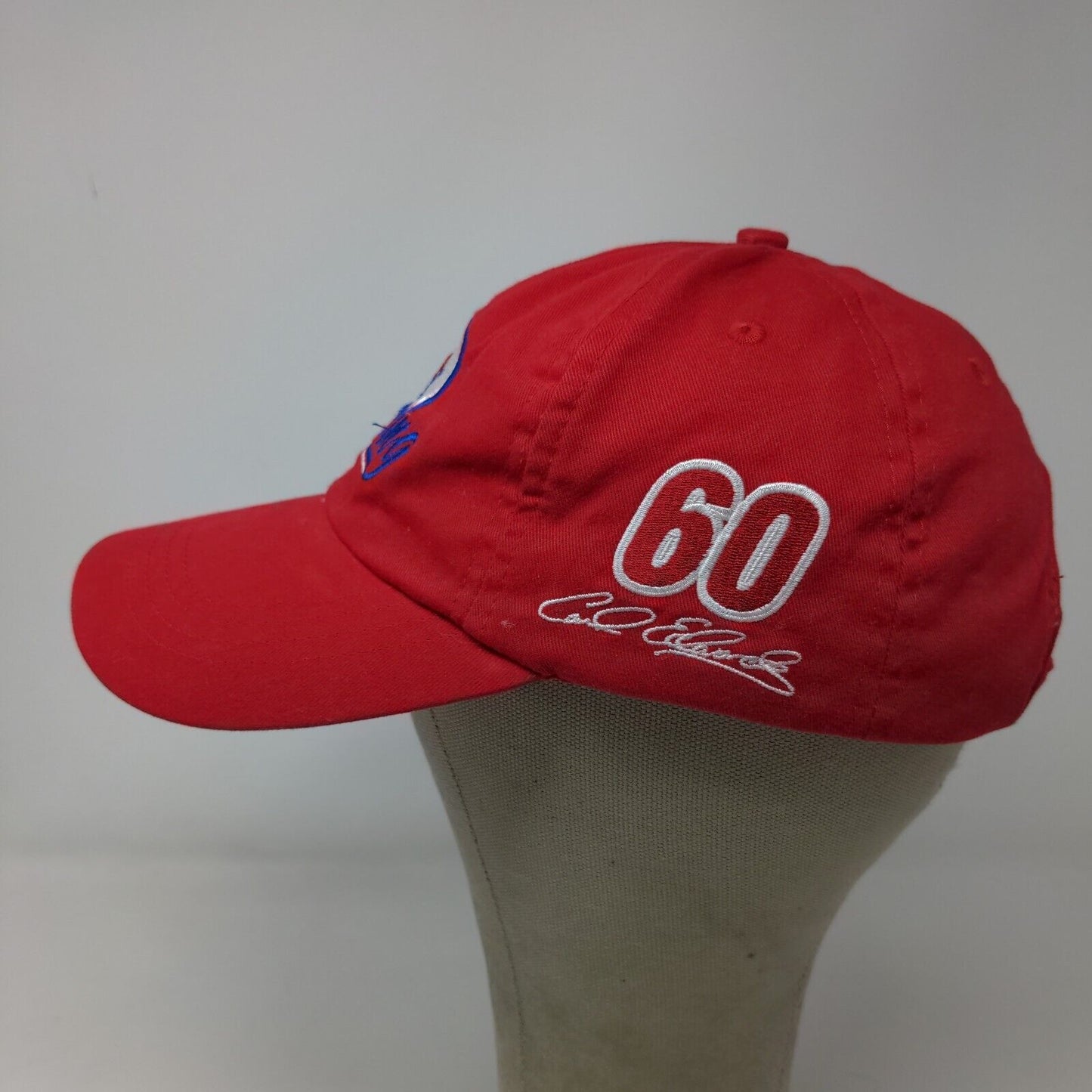 Save a Lot Racing Men's Slideback Hat Red OSFM Embroidered Logo