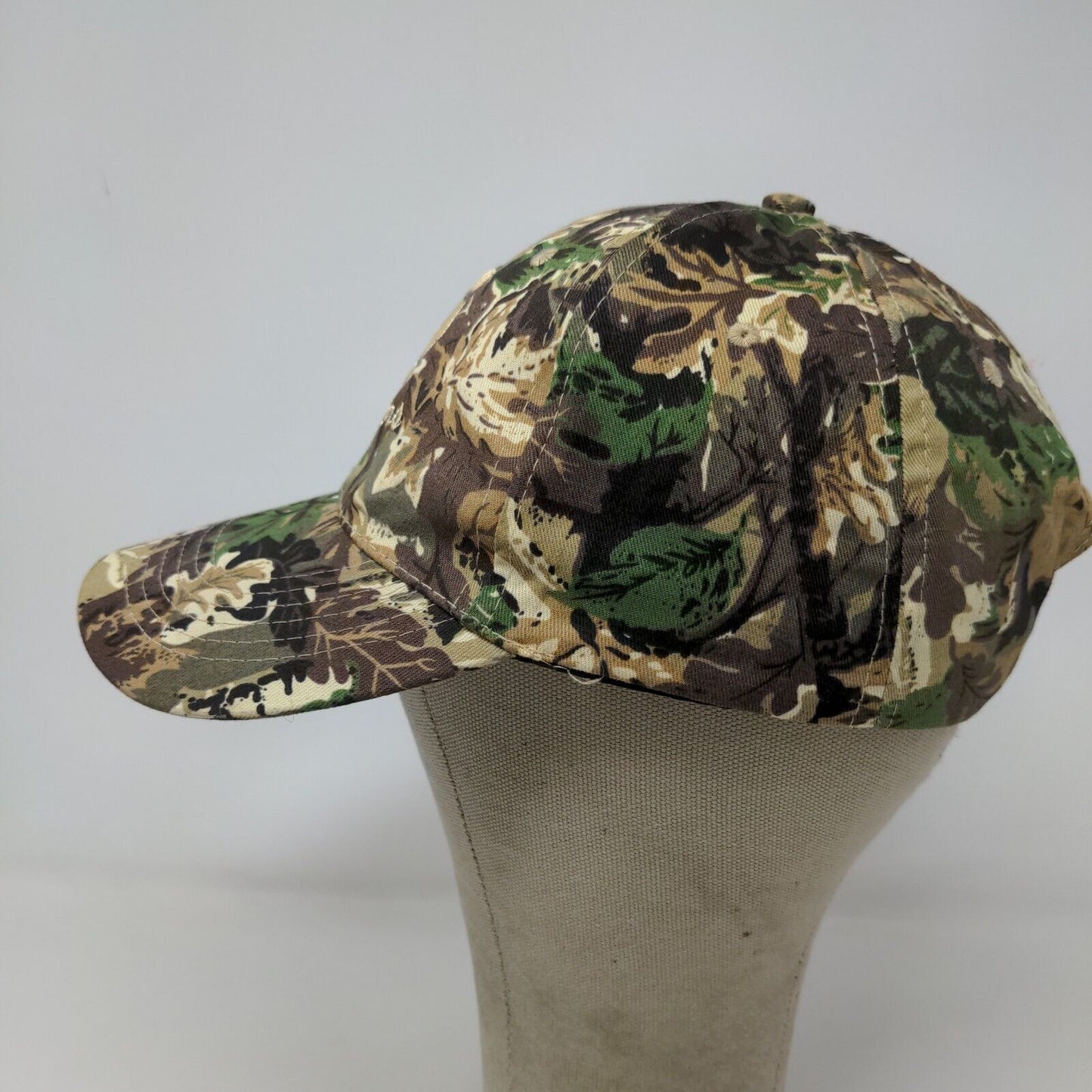 NAPA Outdoors Men's Strapback Camo Hat Green Brown OSFM Embroidered Logo