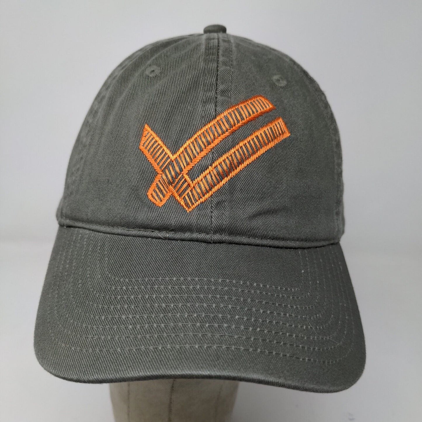 William Rast Racing Men's Slideback Hat Gray Adjustable Embroidered Logo