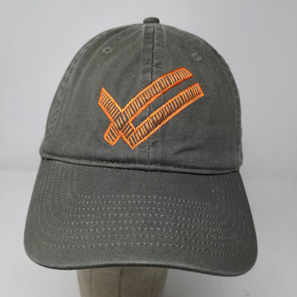 William Rast Racing Men's Slideback Hat Gray Adjustable Embroidered Logo