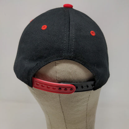 Melonwear Men's Snapback Hat Black Red Camo Adjustable Cincinnati Reds Logo