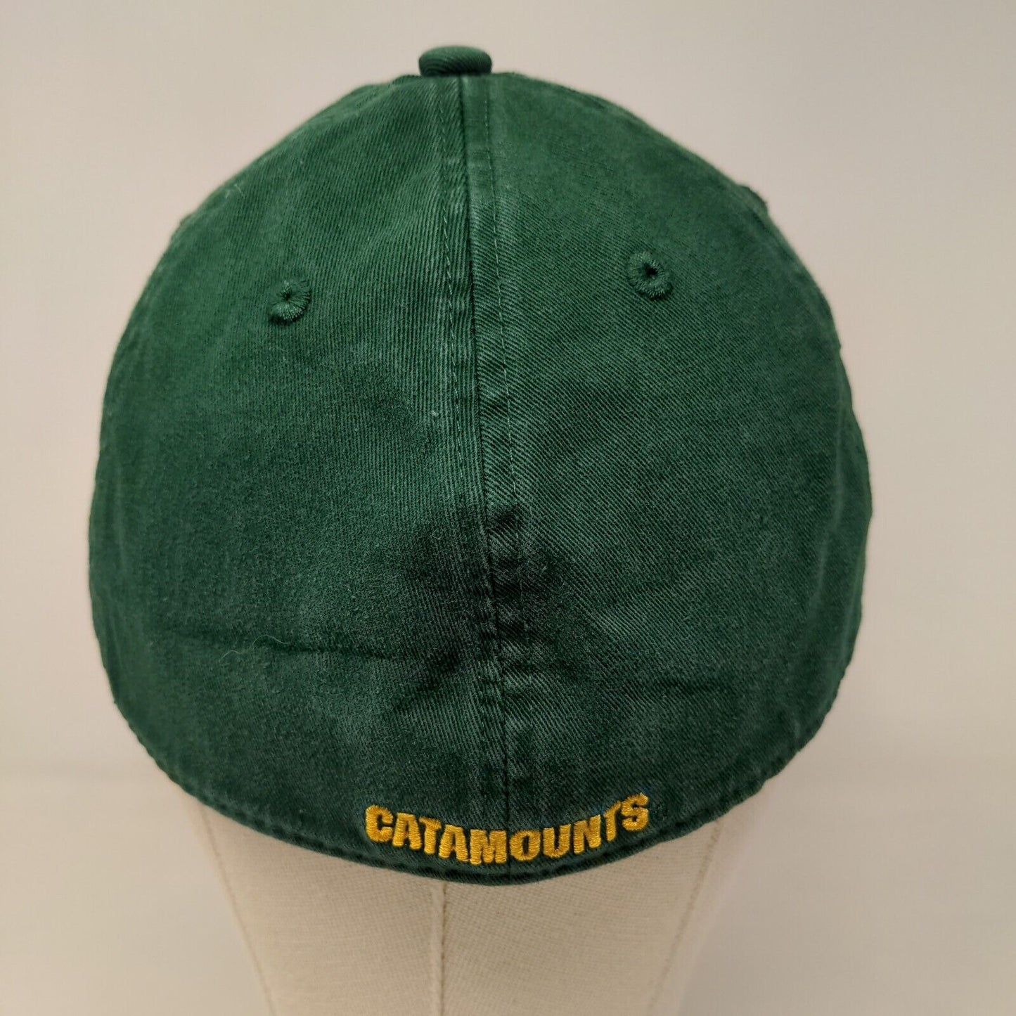 Adidas Men's Fitted Hat Green Vermont Catamounts Embroidered Logo Size L/XL