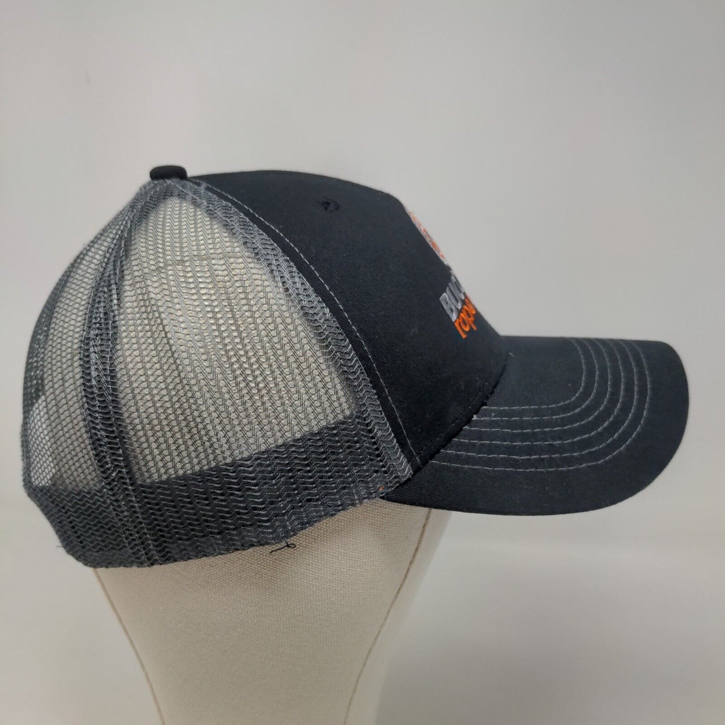 Hit Wear Buccaneer Rop Men's Snapback Mesh Back Hat Black Size OSFM Embroidered