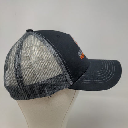 Hit Wear Buccaneer Rop Men's Snapback Mesh Back Hat Black Size OSFM Embroidered