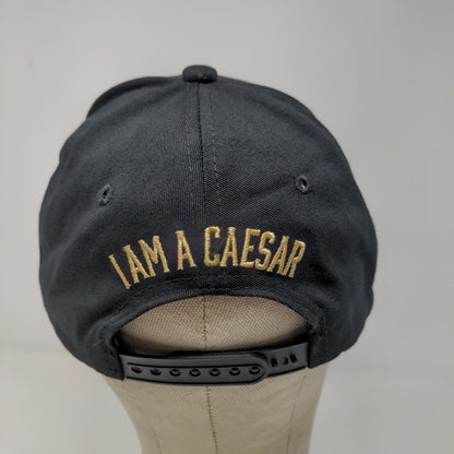 Caesars Sportsbook Men's Snapback Hat Black Adjustable Embroidered Logo