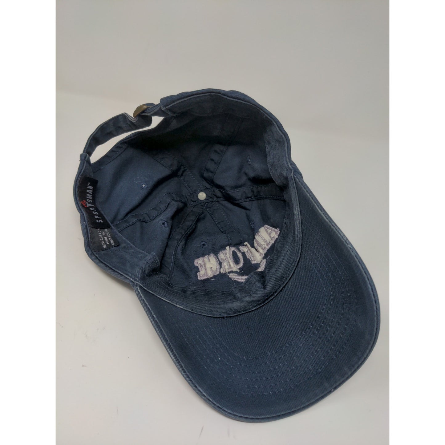US Air Force Slideback Adjusutable Hat Blue Sportsman Military Distressed Faded