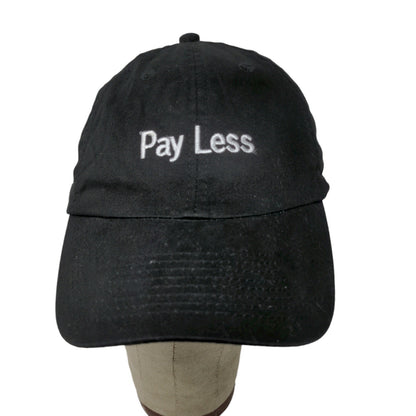 Fashion Seal Men's Pay Less Slideback Hat Embroidered Spell Out Black