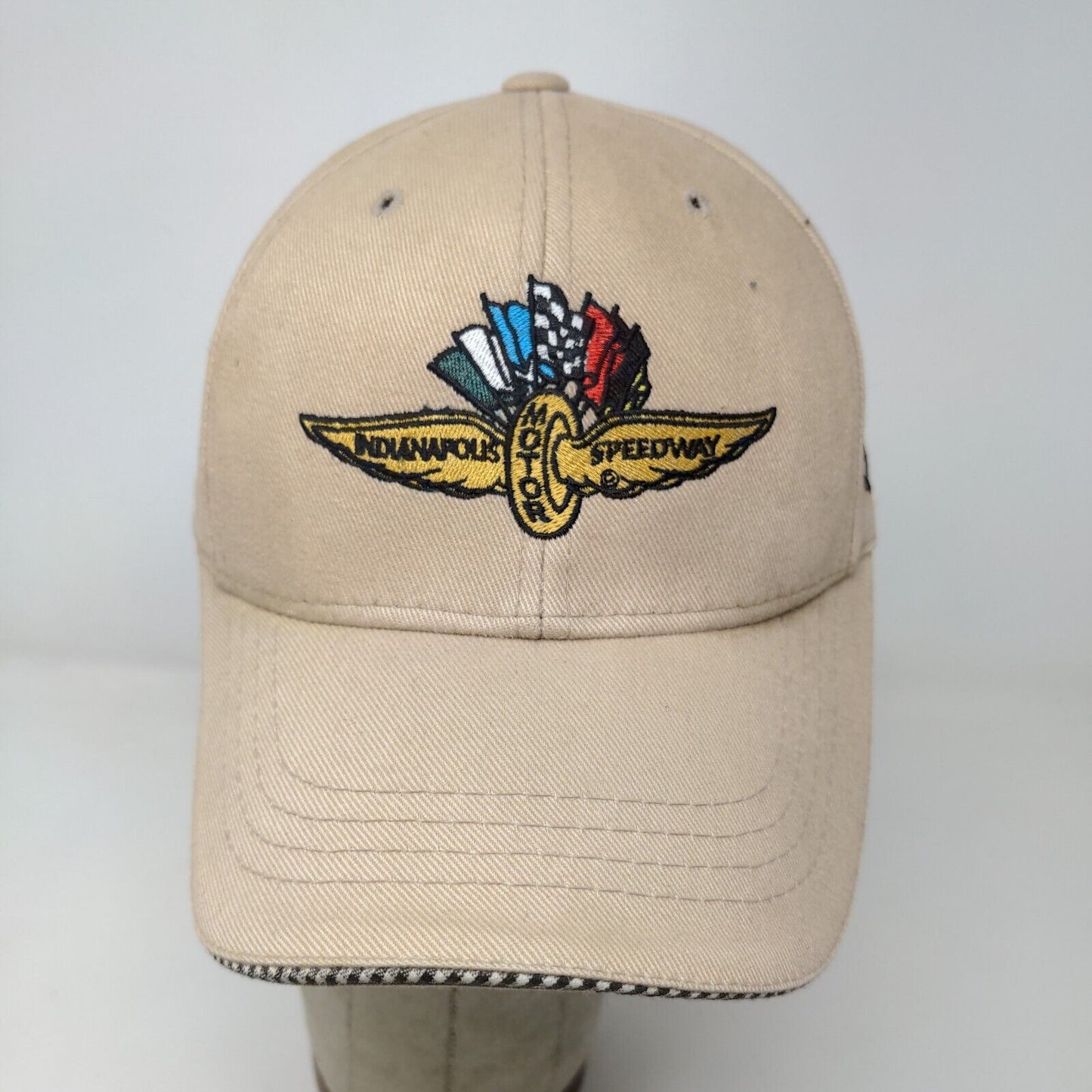 Top of the World Men's Indy Motor Speedway Safety Patrol Strapback Hat Tan