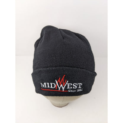 Mid West 3M Authorized Distributor Otto Brand Beanie Hat Black  Embroidered