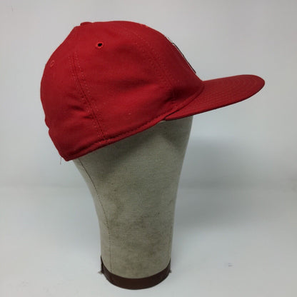 MLB New Era 59Fifty Hat Los Angeles Angels Red Baseball Hat SZ 7 5/8 USA MADE