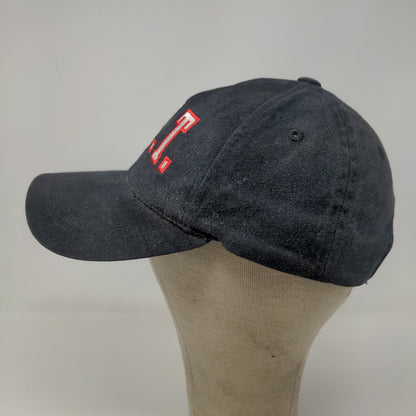 Sportsman Men's Slideback Hat Black Adjustable Embroidered ACT Logo