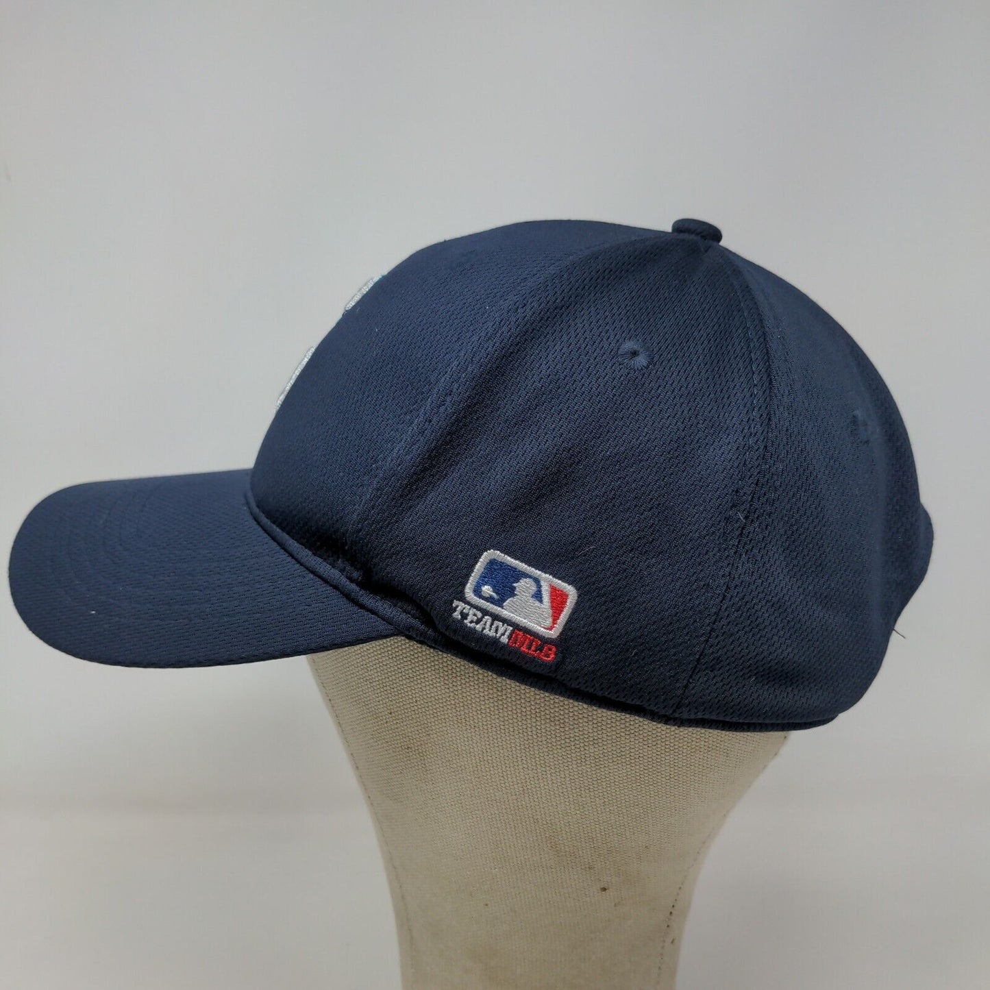 Team MLB Men's Seattle Mariners Strapback Hat Blue OSFM Embroidered Logo