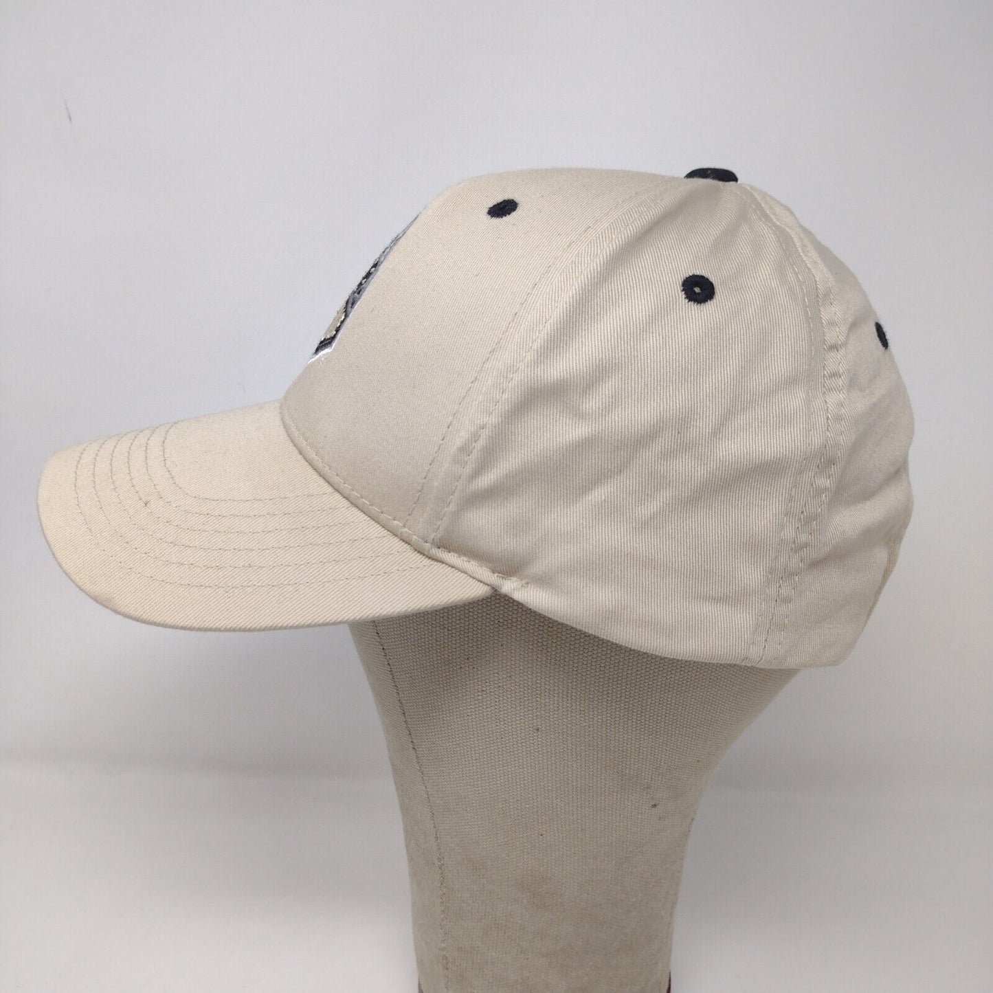 Purdue Boilermakers Men's Strapback Hat Cap Tan OSFA Embroidered Logo