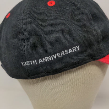 Carnegie Hall CXXV 125 Strapback Hat Red Black Adjustable Embroidered Logo