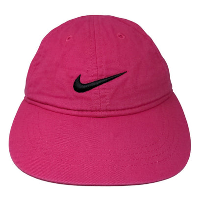 Nike Girl's Strapback Hat Pink Size Child Embroidered Swoosh Logo