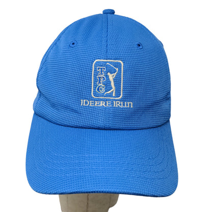 TPC Deere Run Men's Strapback Hat Blue Size OS Embroidered Logo
