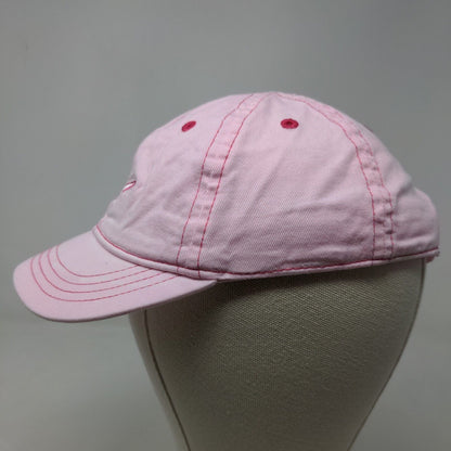 Nike Girl's Strapback Hat Pink Size Toddler Swoosh Logo Embroidered