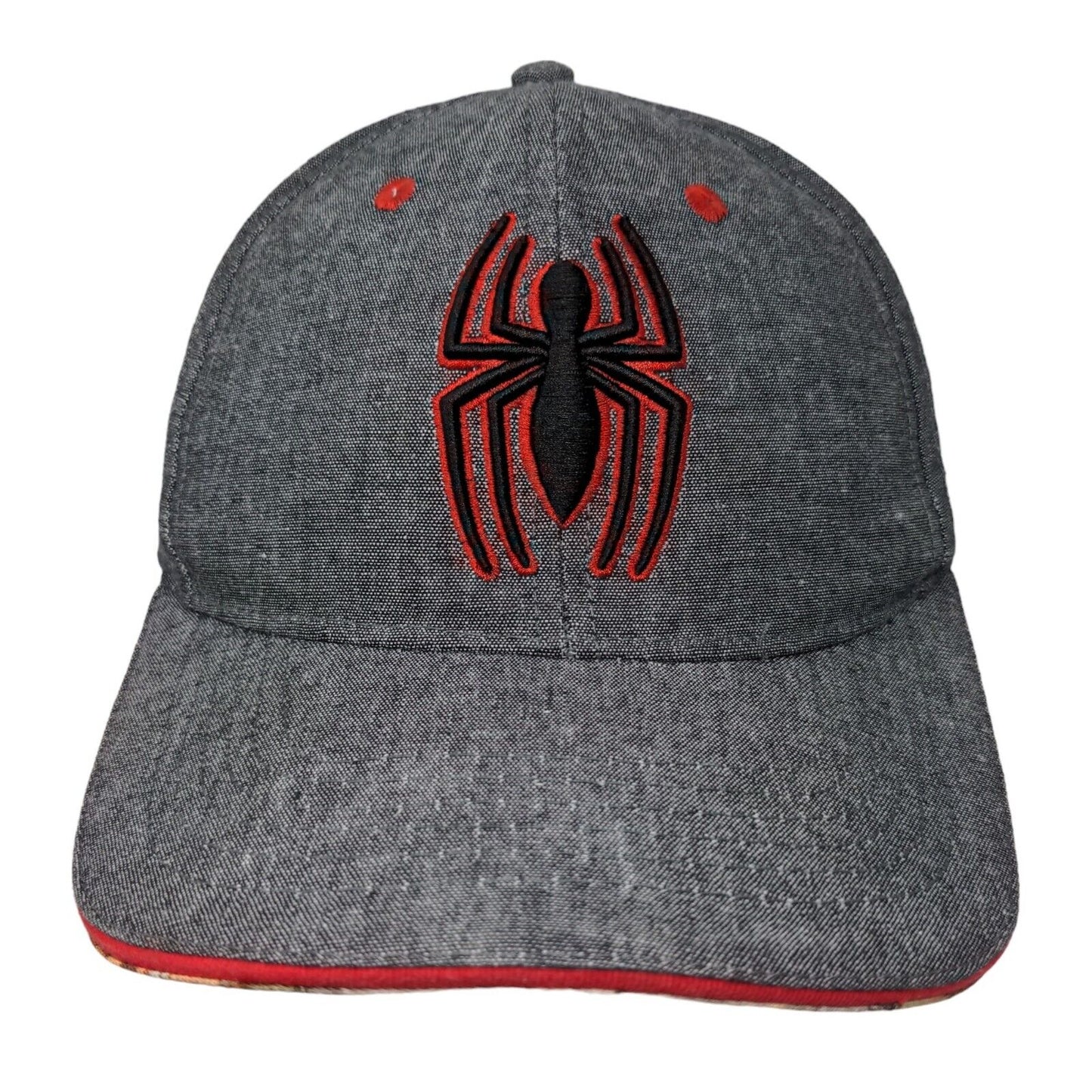 Marvel Kids Boy's Spiderman Snapback Hat Gray OS Embroidered Big Logo