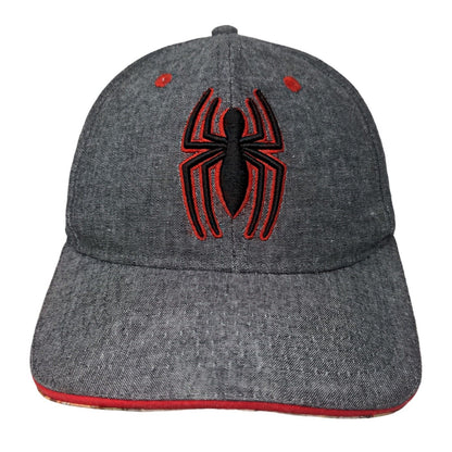 Marvel Kids Boy's Spiderman Snapback Hat Gray OS Embroidered Big Logo