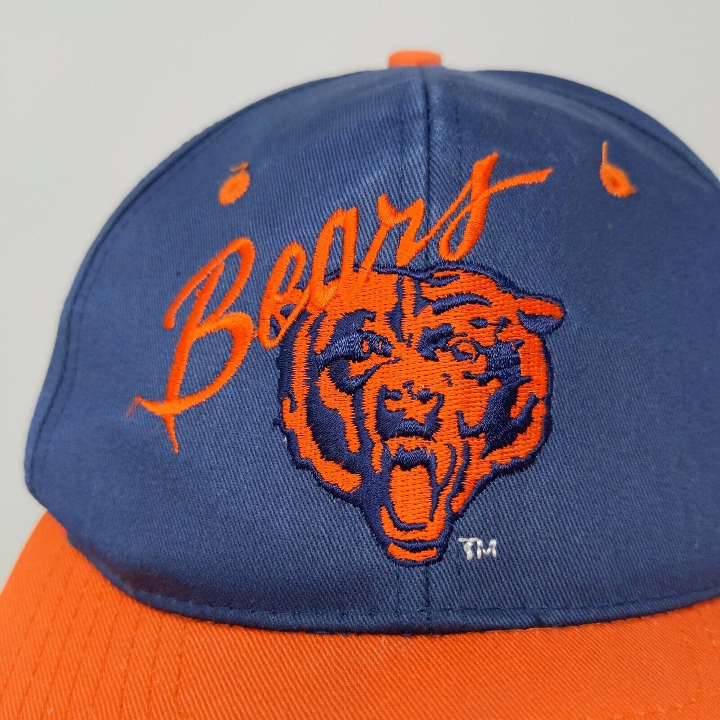 Team NFL Chicago Bears Snapback Hat Blue Orange OSFA Embroidered Logo