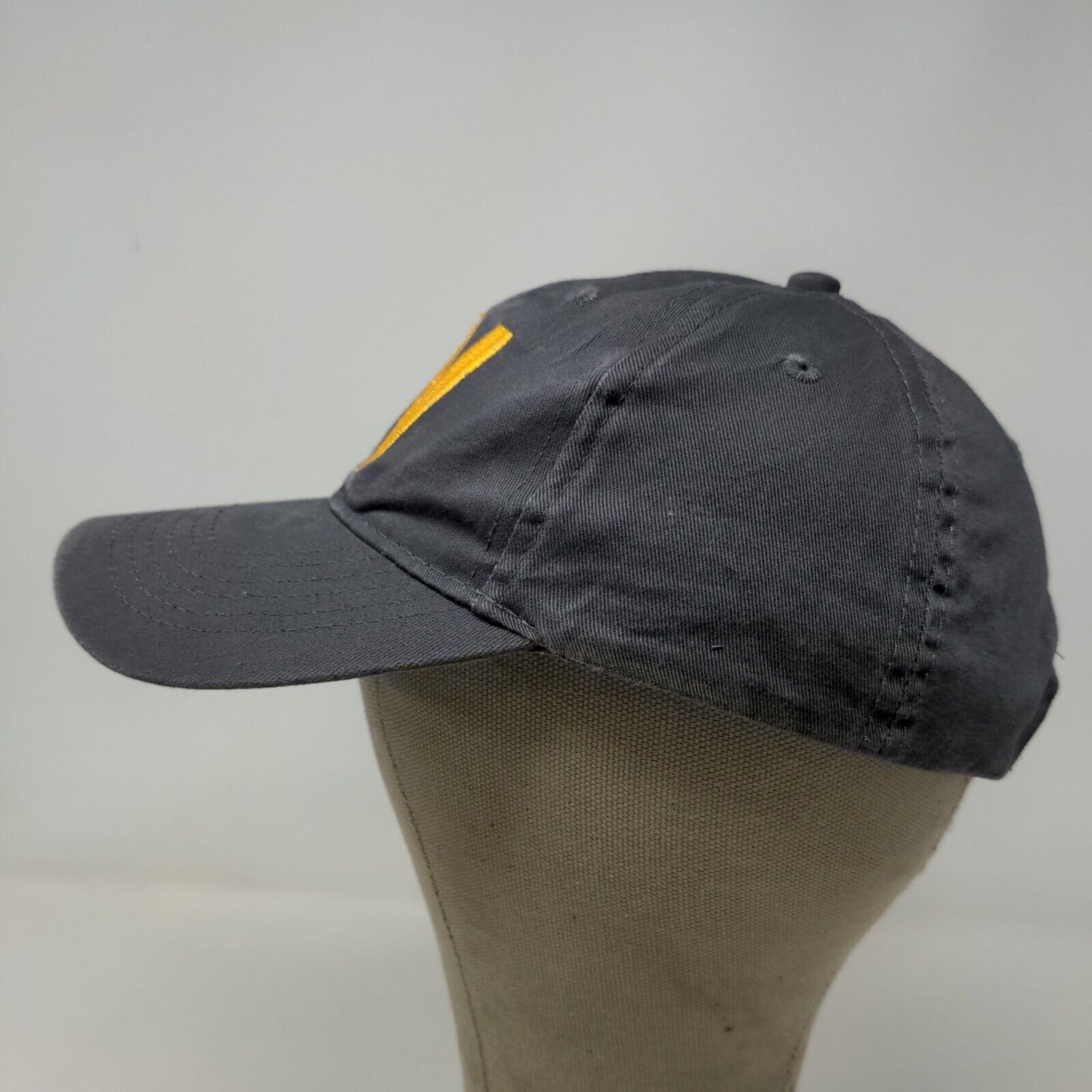 Port & Company Boy's Strapback Hat Gray Youth Embroidered W Logo