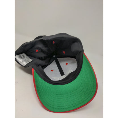 Caterpillar CAT Snapback Hat OSFA Black & Red Embroidered Logo