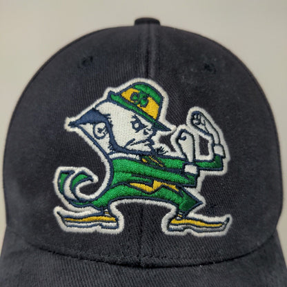 Captivating Headwear Notre Dame Fighting Irish Strapback Hat Blue Embroidered