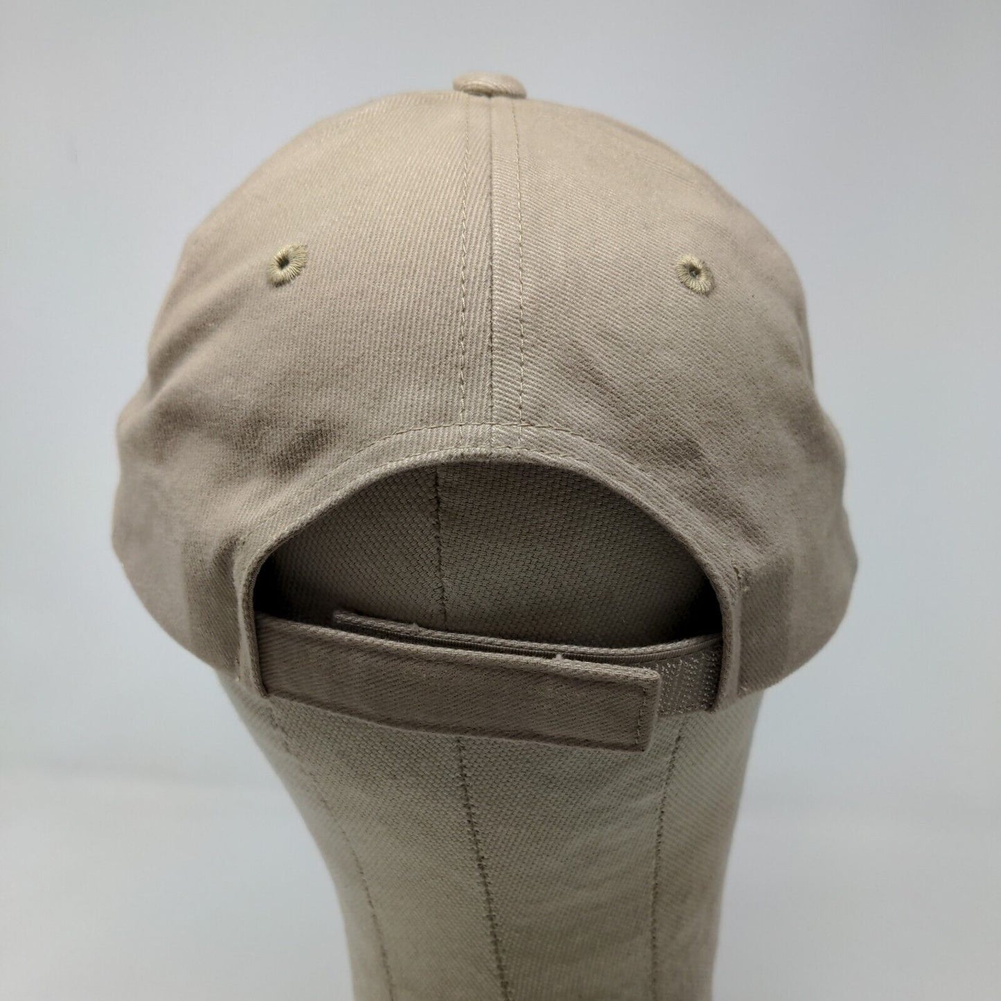 Port Authority Men's Bollock Industries Strapback Hat Tan Black Embroidered