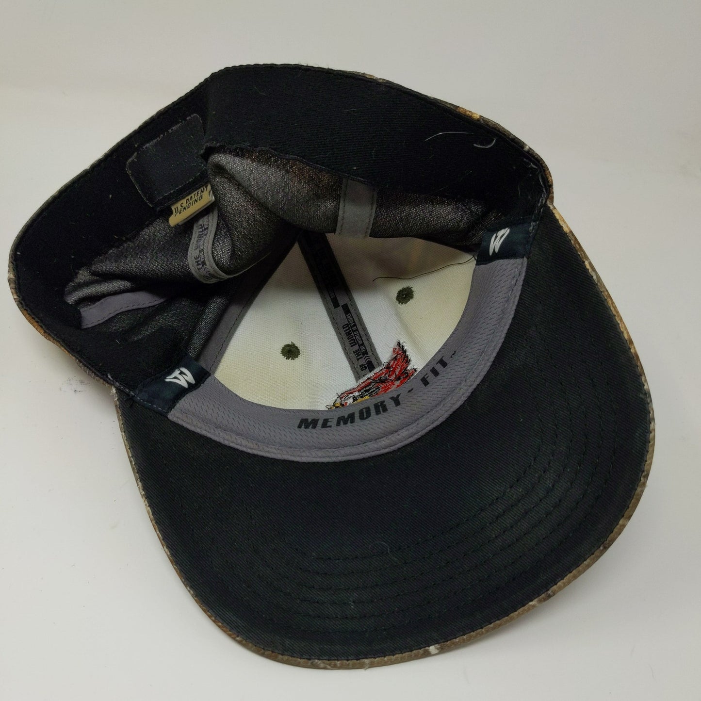 Illinois State Redbirds Camo Hat OSFA Brown Memory Fit Embroidered Logo